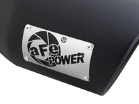 Mach Force-Xp 409 Stainless Steel Clamp-on Exhaust Tip Black 4 Inch Inlet x 6 Inch Outlet x 12 Inch L aFe Power aFe Power