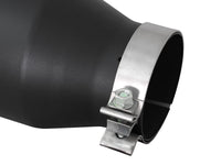 Mach Force-Xp 409 Stainless Steel Clamp-on Exhaust Tip Black 4 Inch Inlet x 6 Inch Outlet x 15 Inch L Right aFe Power aFe Power