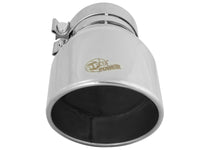 Mach Force-Xp 304 Stainless Steel Clamp-on Exhaust Tip Polished 4 Inch Inlet x 6 Inch Outlet x 9 Inch L aFe Power aFe Power