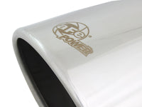 Mach Force-Xp 304 Stainless Steel Clamp-on Exhaust Tip Polished 4 Inch Inlet x 6 Inch Outlet x 9 Inch L aFe Power aFe Power