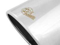 Mach Force-Xp 304 Stainless Steel Clamp-on Exhaust Tip Polished 4 Inch Inlet x 6 Inch Outlet x 12 Inch L aFe Power aFe Power