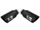 Mach Force-Xp 409 Stainless Steel Clamp-on Exhaust Tip Black 4 Inch Inlet x 6 Inch Outlet x 15 Inch L Left / Right aFe Power aFe Power