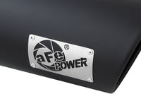 Mach Force-Xp 409 Stainless Steel Clamp-on Exhaust Tip Black 4 Inch Inlet x 6 Inch Outlet x 15 Inch L Left / Right aFe Power aFe Power
