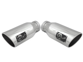 compare product Mach Force-Xp 304 Stainless Steel Clamp-on Exhaust Tip Polished 4 Inch Inlet x 6 Inch Outlet x 15 Inch L Left / Right aFe Power