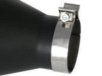 Mach Force-Xp 409 Stainless Steel Clamp-on Exhaust Tip Black 4 Inch Inlet x 7 Inch Outlet x 18 Inch L Bolt-On Right aFe Power aFe Power