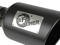 Mach Force-Xp 409 Stainless Steel Clamp-on Exhaust Tip Black aFe Power aFe Power