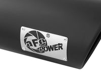 Mach Force-Xp 409 Stainless Steel Clamp-on Exhaust Tip Black 5 Inch Inlet x 6 Inch Outlet x 12 Inch L aFe Power aFe Power