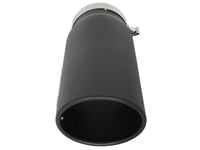 Mach Force-Xp 409 Stainless Steel Clamp-on Exhaust Tip Black 5 Inch Inlet x 6 Inch Outlet x 15 Inch L aFe Power aFe Power