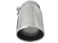 Mach Force-Xp 304 Stainless Steel Clamp-on Exhaust Tip Polished 5 Inch Inlet x 6 Inch Outlet x 12 Inch L Right aFe Power aFe Power