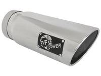 Mach Force-Xp 304 Stainless Steel Clamp-on Exhaust Tip Polished 5 Inch Inlet x 6 Inch Outlet x 15 Inch L aFe Power aFe Power
