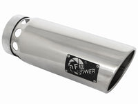 Mach Force-Xp 304 Stainless Steel Intercooled Clamp-on Exhaust Tip Polished 5 Inch Inlet x 6 Inch Outlet x 16 Inch L aFe Power aFe Power