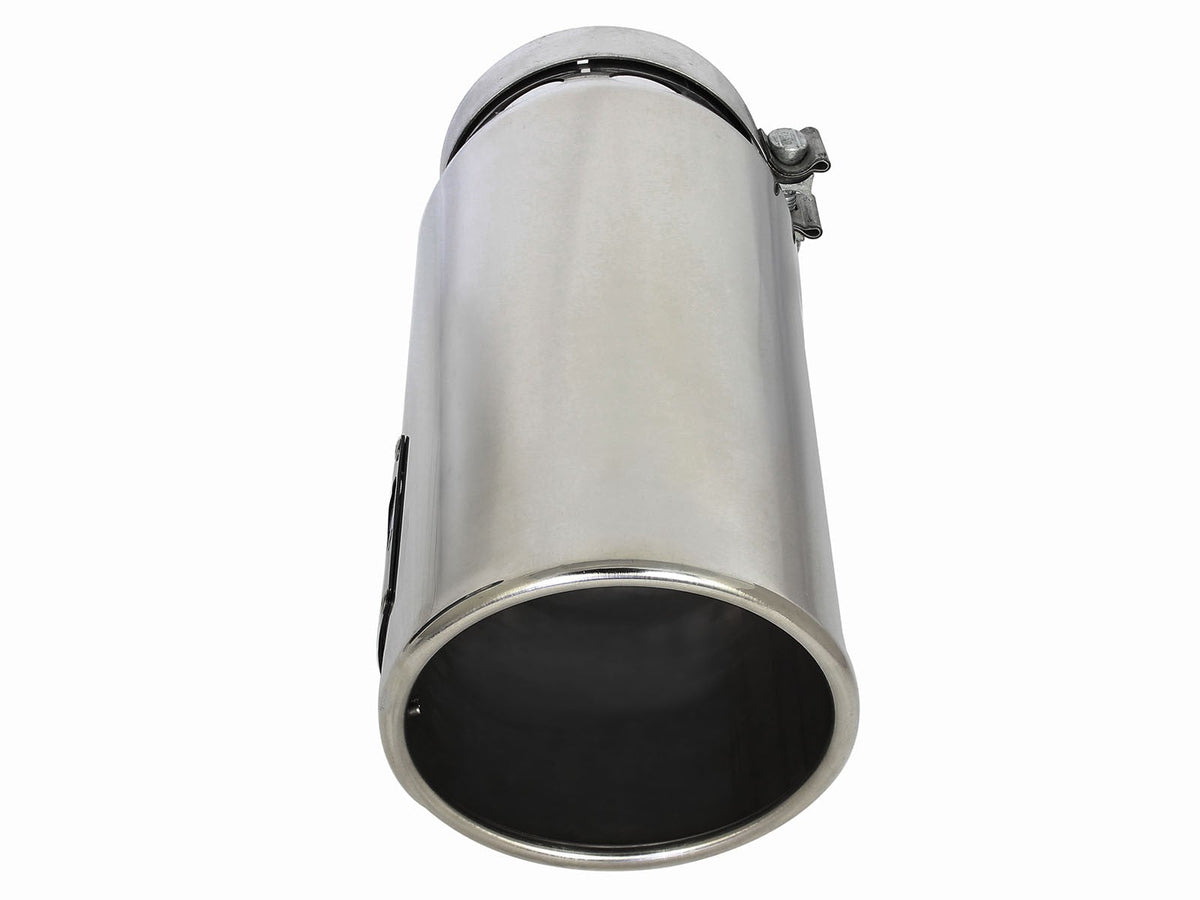 Mach Force-Xp 304 Stainless Steel Intercooled Clamp-on Exhaust Tip Polished 5 Inch Inlet x 6 Inch Outlet x 16 Inch L aFe Power aFe Power