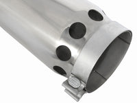 Mach Force-Xp 304 Stainless Steel Intercooled Clamp-on Exhaust Tip Polished 5 Inch Inlet x 6 Inch Outlet x 16 Inch L aFe Power aFe Power