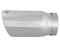 Mach Force-Xp 304 Stainless Steel Clamp-on Exhaust Tip Polished 5 Inch Inlet x 6 Inch Outlet x 12 Inch L Rear aFe Power aFe Power