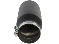 Mach Force-Xp 409 Stainless Steel Clamp-on Exhaust Tip Black Right Side Exit 5 Inch Inlet x 7 Inch Outlet x 15 Inch L aFe Power aFe Power