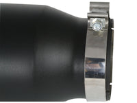 Mach Force-Xp 409 Stainless Steel Clamp-on Exhaust Tip Black Right Side Exit 5 Inch Inlet x 7 Inch Outlet x 15 Inch L aFe Power aFe Power