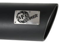 Mach Force-Xp 409 Stainless Steel Clamp-on Exhaust Tip Black Right Side Exit 5 Inch Inlet x 7 Inch Outlet x 15 Inch L aFe Power aFe Power
