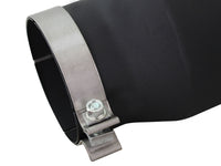 Mach Force-Xp 409 Stainless Steel Clamp-on Exhaust Tip Black Left Side Exit 5 Inch Inlet x 7 Inch Outlet x 12 Inch L aFe Power aFe Power