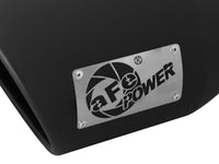 Mach Force-Xp 409 Stainless Steel Clamp-on Exhaust Tip Black Left Side Exit 5 Inch Inlet x 7 Inch Outlet x 12 Inch L aFe Power aFe Power
