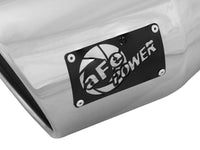 Mach Force-Xp 304 Stainless Steel Clamp-on Exhaust Tip Polished Left Side Exit 5 Inch Inlet x 7 Inch Outlet x 12 Inch L aFe Power aFe Power