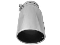 Mach Force-Xp 304 Stainless Steel Clamp-on Exhaust Tip Polished Left Side Exit 5 Inch Inlet x 7 Inch Outlet x 15 Inch L aFe Power aFe Power