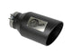 Mach Force-Xp 409 Stainless Steel Clamp-on Exhaust Tip Black 5 Inch Inlet x 8 Inch Outlet x 15 Inch L aFe Power aFe Power