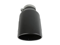 Mach Force-Xp 409 Stainless Steel Clamp-on Exhaust Tip Black 5 Inch Inlet x 8 Inch Outlet x 15 Inch L aFe Power aFe Power