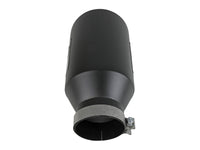 Mach Force-Xp 409 Stainless Steel Clamp-on Exhaust Tip Black 5 Inch Inlet x 8 Inch Outlet x 15 Inch L aFe Power aFe Power