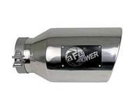 Mach Force-Xp 304 Stainless Steel Clamp-on Exhaust Tip Polished 5 Inch Inlet x 8 Inch Outlet x 15 Inch L aFe Power aFe Power