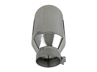 Mach Force-Xp 304 Stainless Steel Clamp-on Exhaust Tip Polished 5 Inch Inlet x 8 Inch Outlet x 15 Inch L aFe Power aFe Power