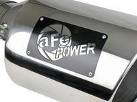 Mach Force-Xp 304 Stainless Steel Clamp-on Exhaust Tip Polished 5 Inch Inlet x 8 Inch Outlet x 15 Inch L aFe Power aFe Power