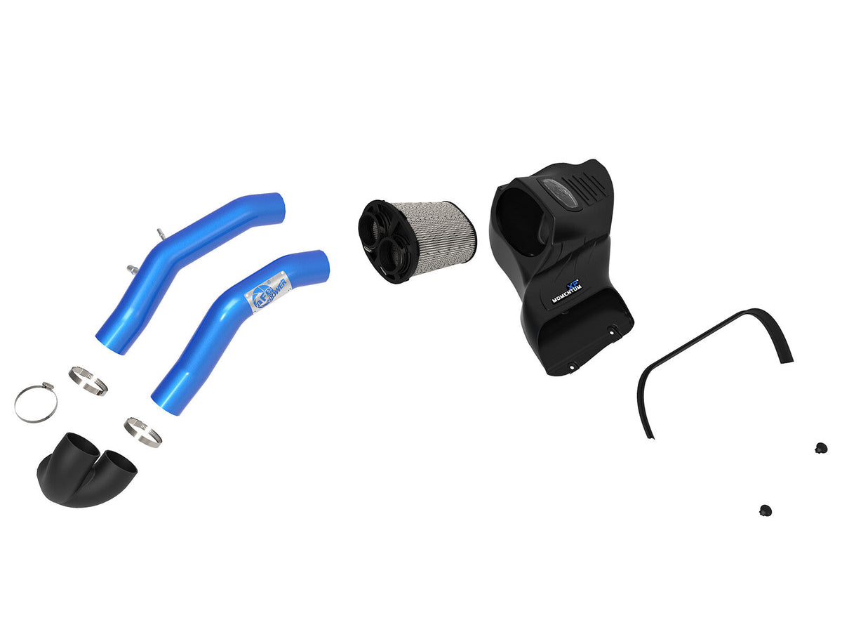 Momentum Xp Cold Air Intake System w/ Pro Dry S Filter Blue Ford F-150 15-20 V8-5.0L aFe Power aFe Power