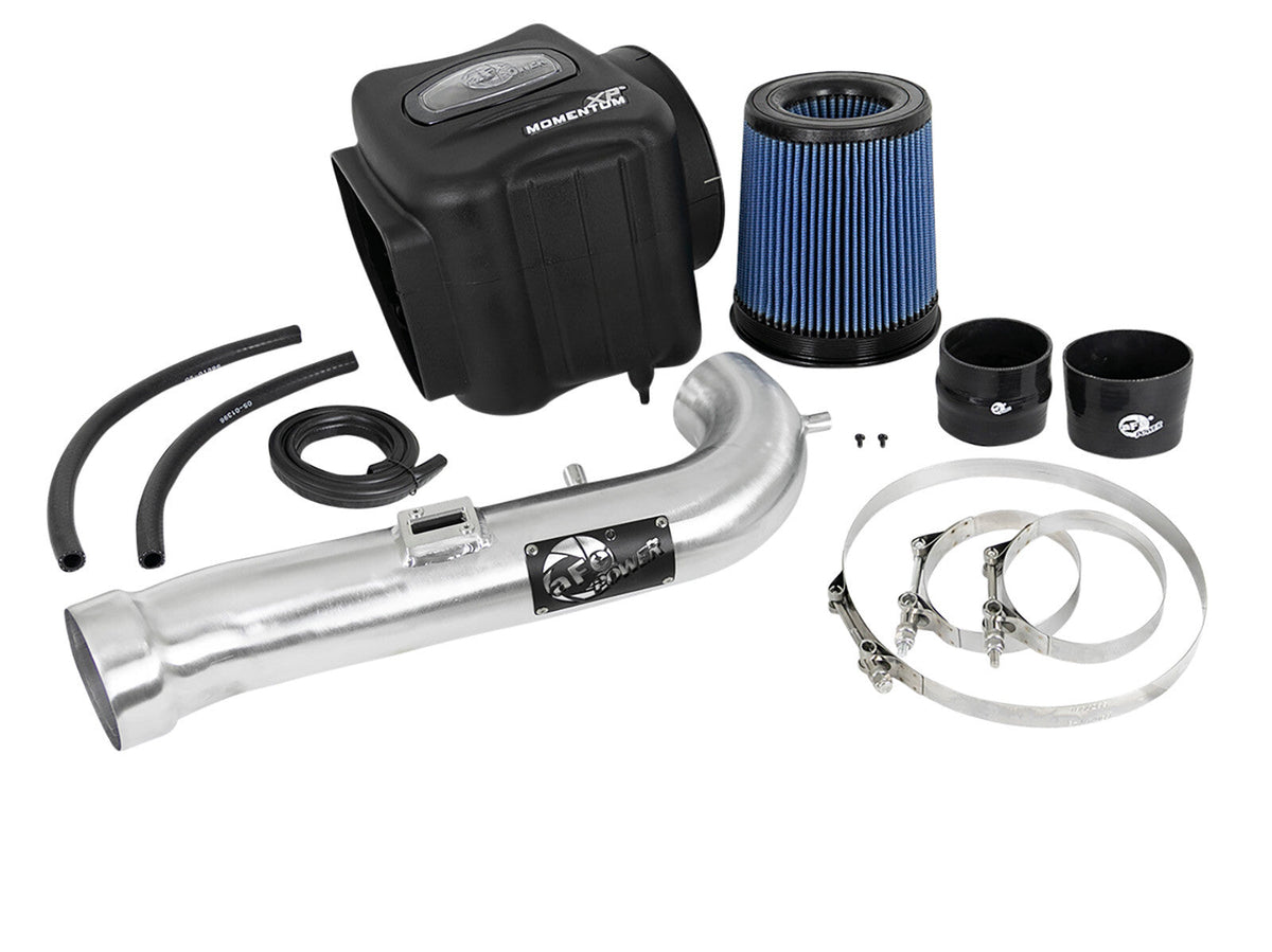 Momentum Xp Cold Air Intake System w/ Pro 5R Filter Brushed GM Silverado/Sierra 1500 14-19 / Tahoe/Suburban/Yukon/XL/Escalade 15-20 V8-5.3L/6.2L aFe Power aFe Power