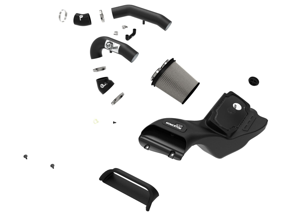 Momentum Xp Cold Air Intake System w/ Pro Dry S Filter Ford F-150 Raptor 21-26 V6-3.5L (tt) aFe Power aFe Power