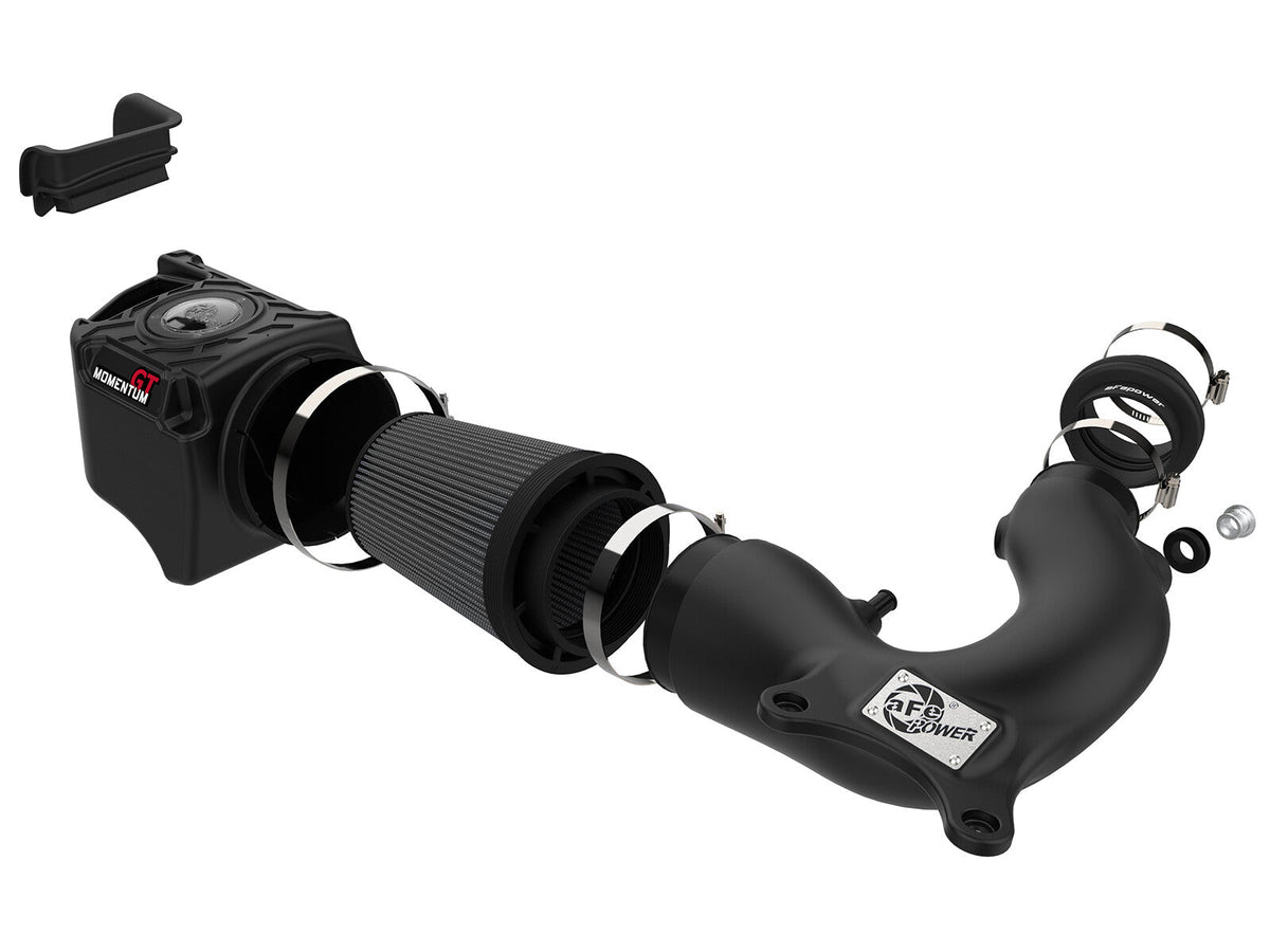 Momentum GT Cold Air Intake System w/ Pro Dry S Filter Jeep Wrangler (JK) 12-18 V6-3.6L 9 Percent Air Flow Gain aFe Power aFe Power