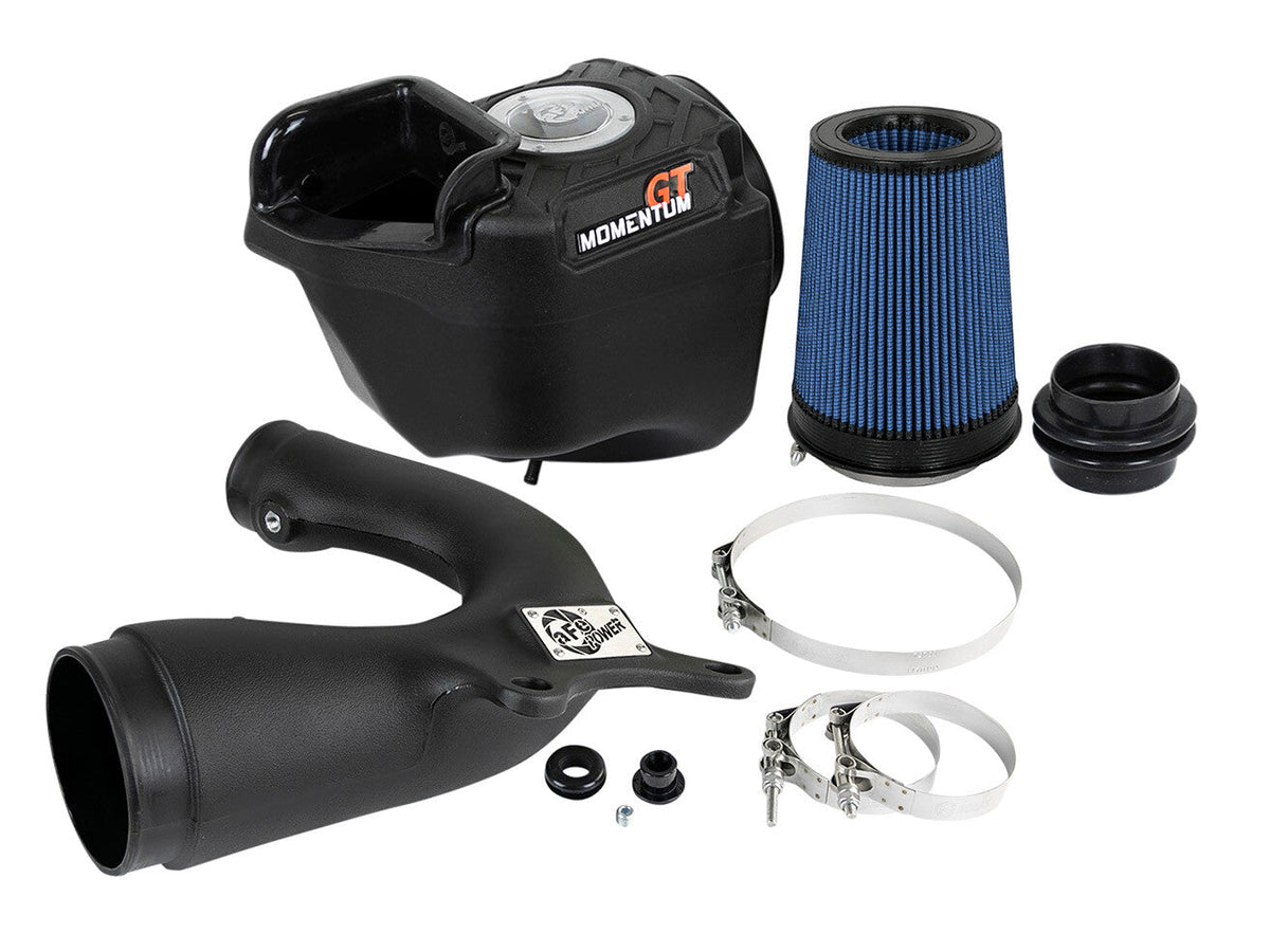 Momentum GT Cold Air Intake System w/ Pro 5R Filter Jeep Wrangler (JK) 12-18 V6-3.6L 12 Percent Air Flow Gain aFe Power aFe Power