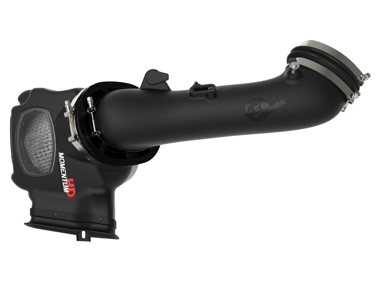 Momentum HD Cold Air Intake System w/ Pro Dry S Filter Ford Diesel Trucks 20-26 V8-6.7L (td) aFe Power aFe Power