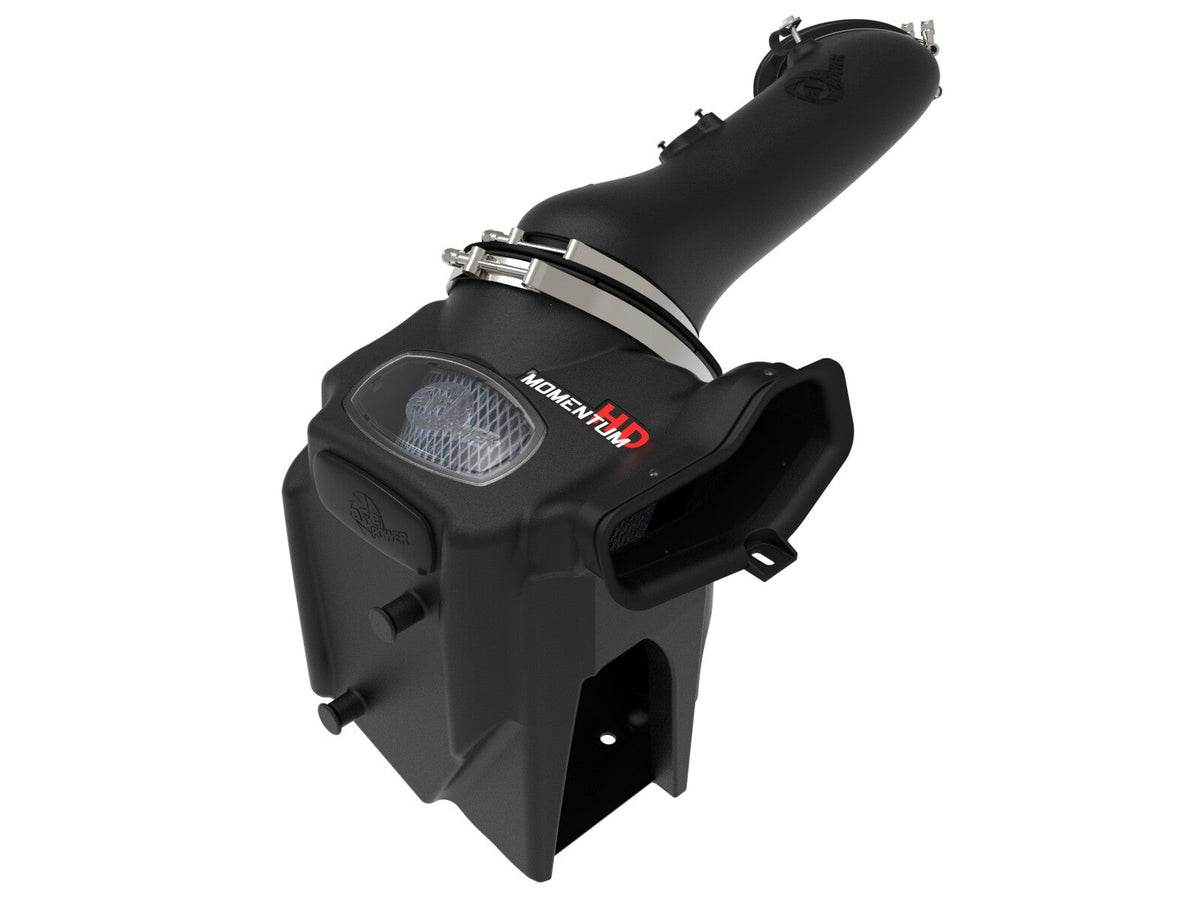 Momentum HD Cold Air Intake System w/ Pro 10R Filter Ford Diesel Trucks 20-26 V8-6.7L (td) aFe Power aFe Power
