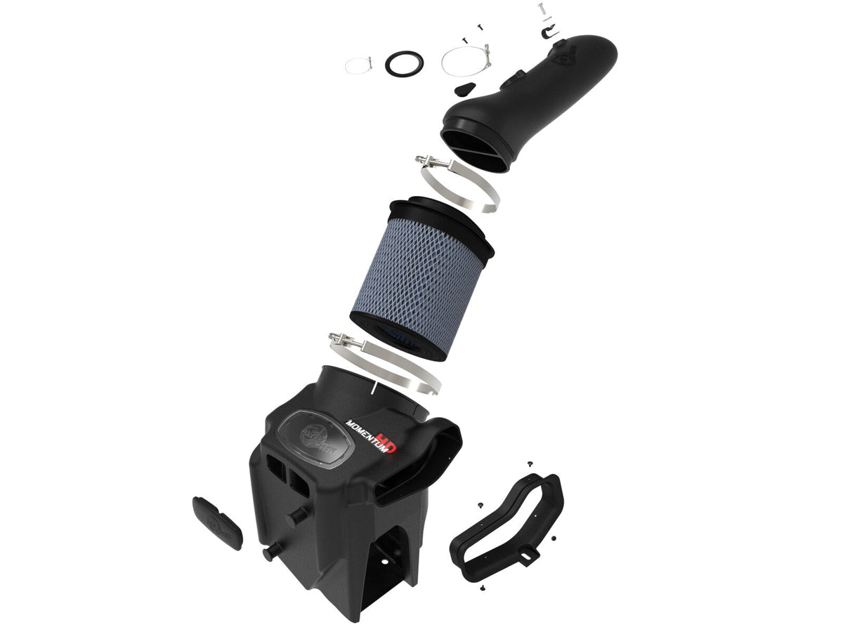 Momentum HD Cold Air Intake System w/ Pro 10R Filter Ford Diesel Trucks 20-26 V8-6.7L (td) aFe Power aFe Power