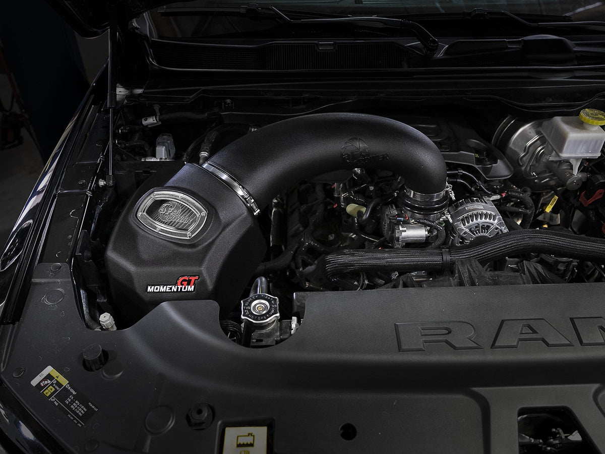 Momentum GT Cold Air Intake System w/ Pro Dry S Filter Ram 1500 (Dt) 19-26 V8-5.7L Hemi aFe Power aFe Power