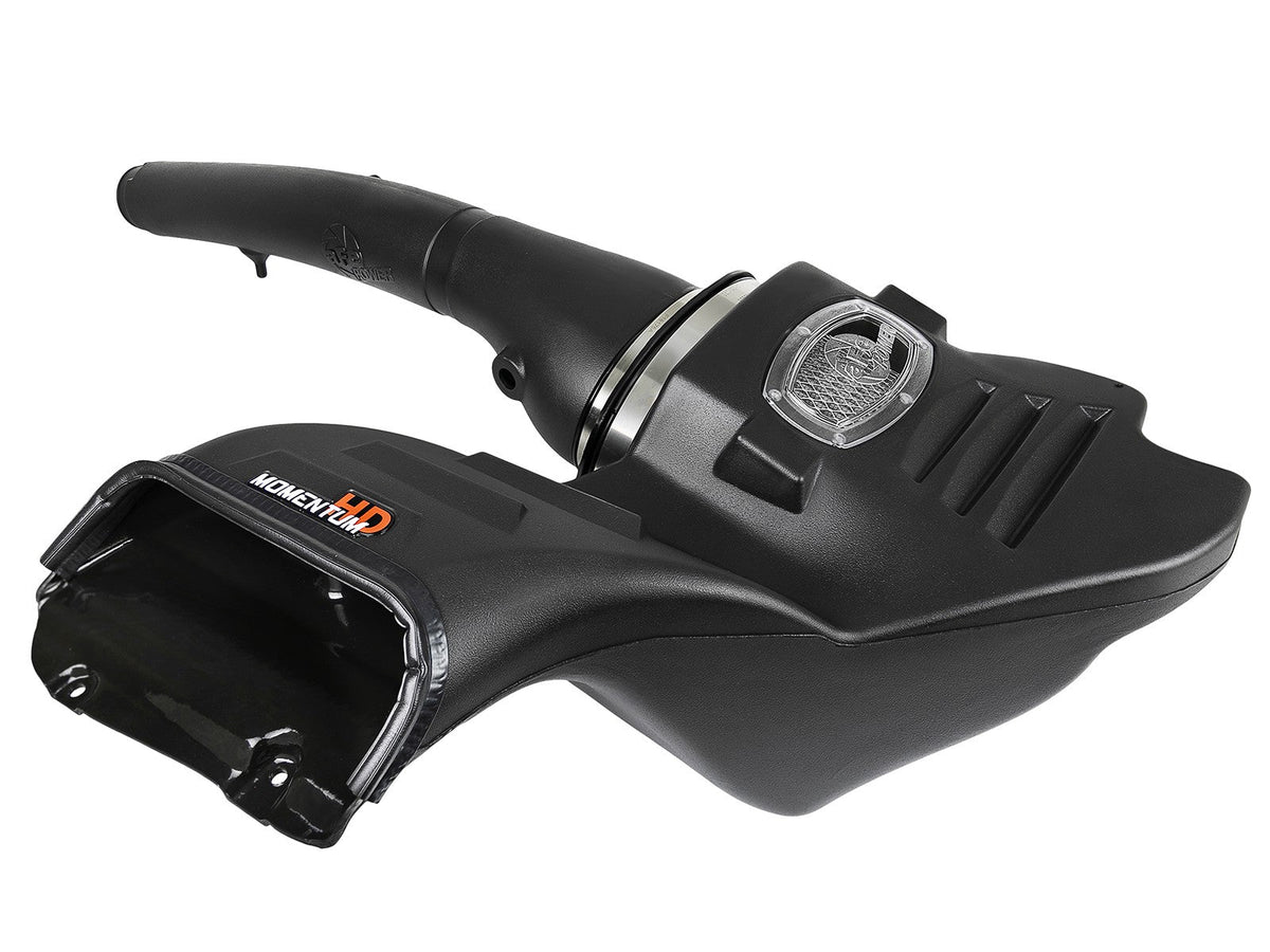 Momentum HD Cold Air Intake System w/ Pro Dry S Filter Ford F-150 18-21 V6-3.0L (td) aFe Power aFe Power