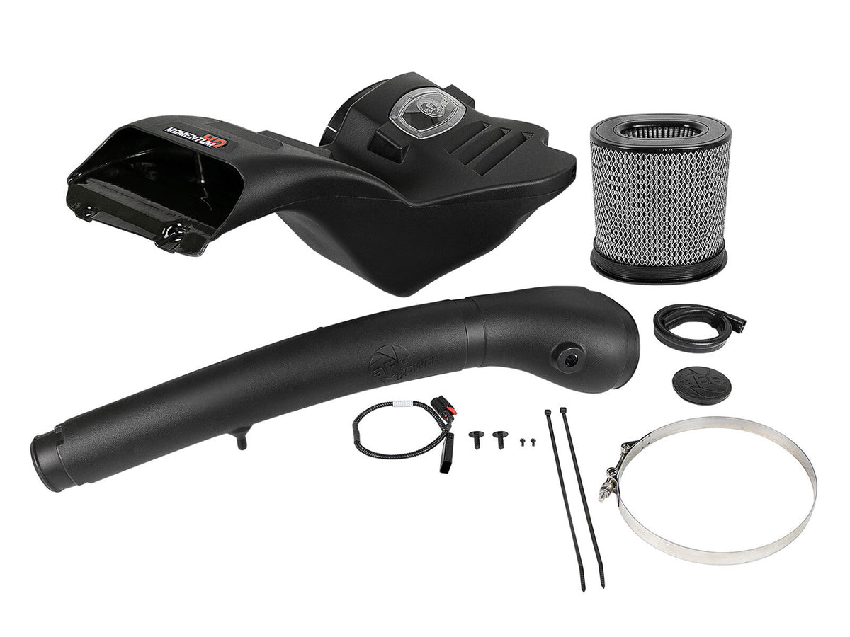 Momentum HD Cold Air Intake System w/ Pro Dry S Filter Ford F-150 18-21 V6-3.0L (td) aFe Power aFe Power