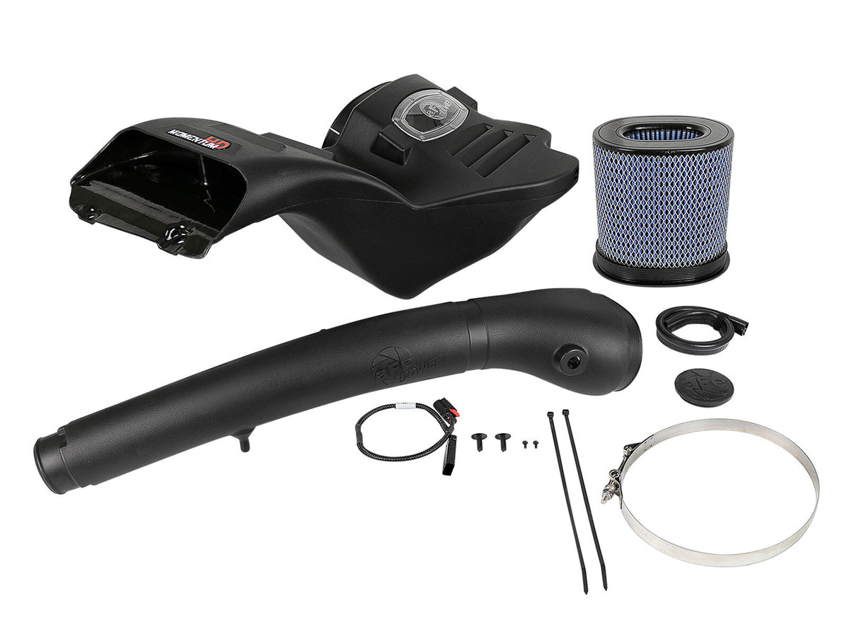 Momentum HD Cold Air Intake System w/ Pro 10R Filter Ford F-150 18-21 V6-3.0L (td) aFe Power aFe Power