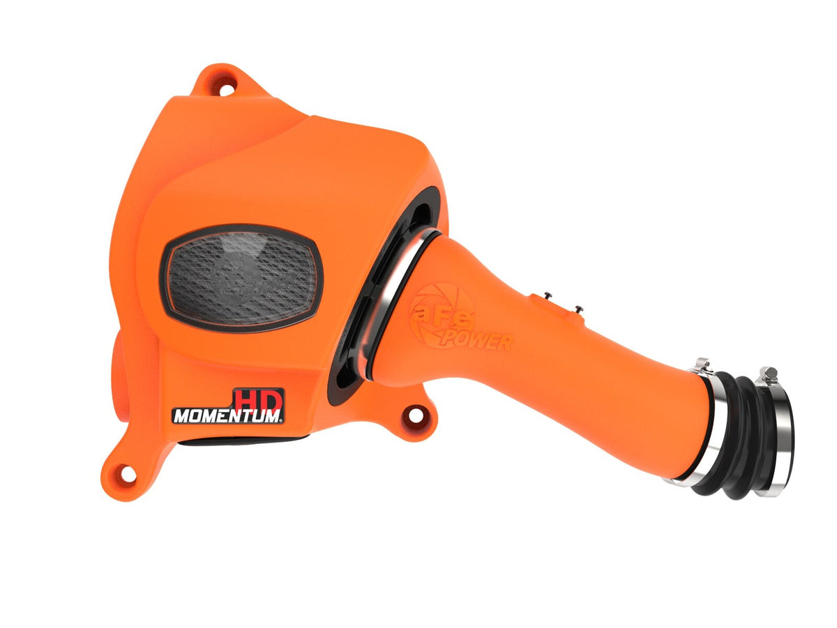 Momentum HD Cold Air Intake System Orange w/ Pro Dry S Filter Toyota Land Cruiser (J200) 08-21 V8-4.5L (td) aFe Power aFe Power