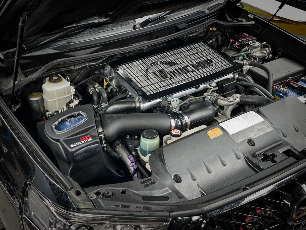 Momentum HD Cold Air Intake System w/ Pro 10R Filter Toyota Land Cruiser (J200) 08-21 V8-4.5L (td) aFe Power aFe Power