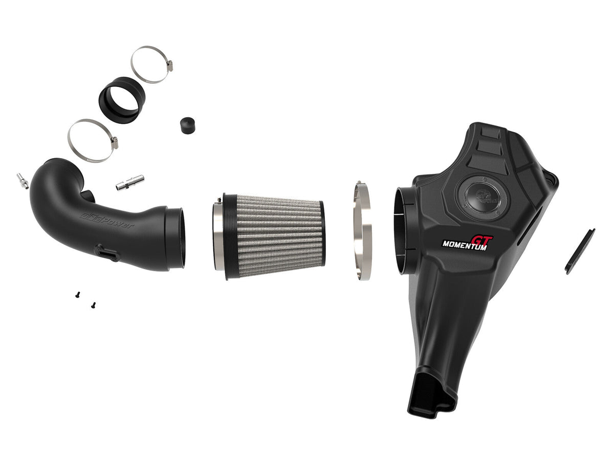 Momentum GT Cold Air Intake System w/ Pro Dry S Filter Ford Mustang GT 18-23 V8-5.0L aFe Power aFe Power