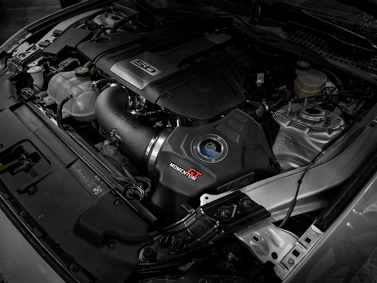 Momentum GT Cold Air Intake System w/ Pro 5R Filter Ford Mustang GT 18-23 V8-5.0L aFe Power aFe Power