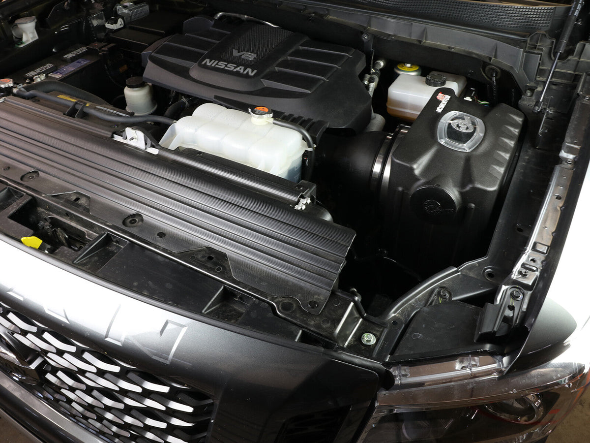 Momentum HD Cold Air Intake System w/ Pro 5R Filter Nissan Titan Xd 16-24 V8-5.6L aFe Power aFe Power