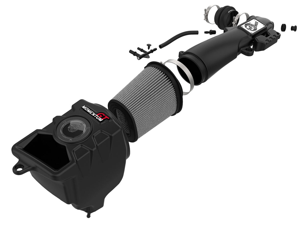 Momentum GT Cold Air Intake System w/ Pro Dry S Filter Jeep Wrangler (Jl) 18-23 L4-2.0L (t) aFe Power aFe Power