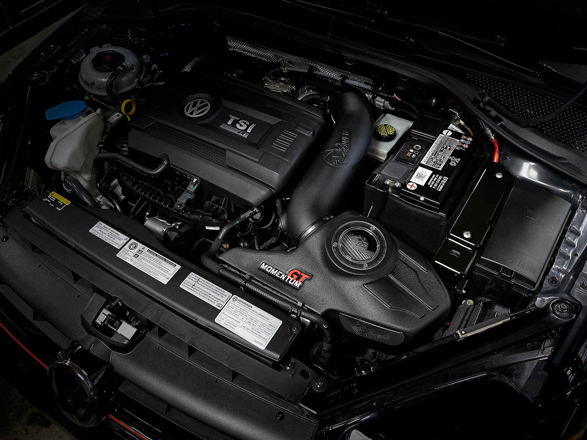 Momentum GT Cold Air Intake System w/ Pro Dry S Filter Volkswagen Golf R 15-19 L4-2.0L (t) aFe Power aFe Power